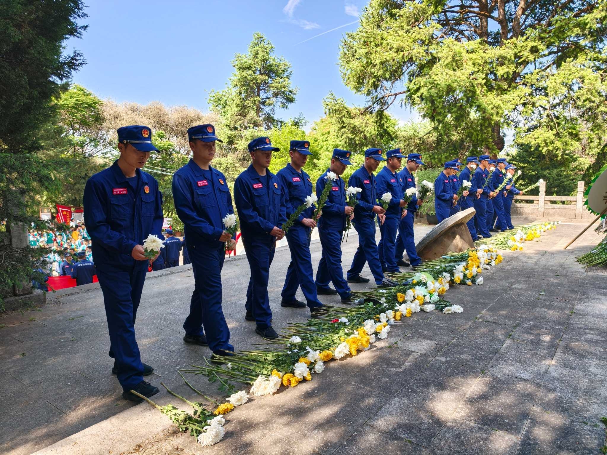 慎终追远 缅怀先烈——mk体育基层单位开展清明节祭扫主题活动掠影（一）